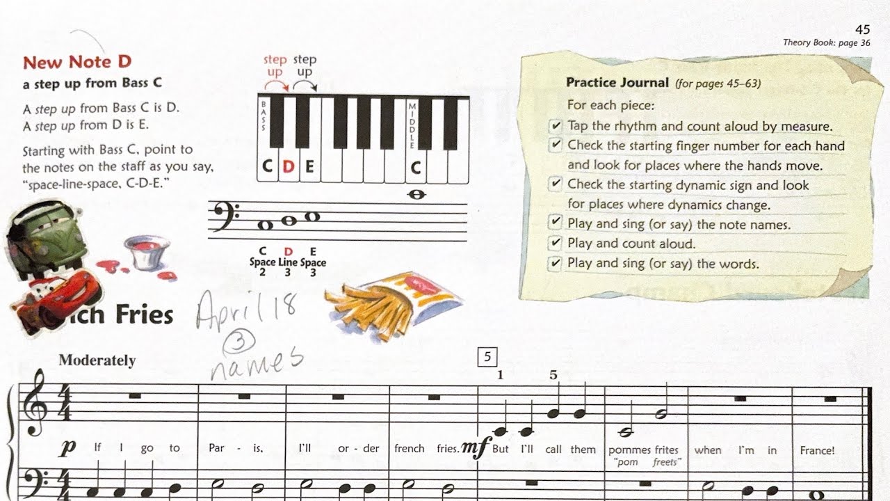 Lesson 1A: French Fries - Performance Tempo Accompaniment Track