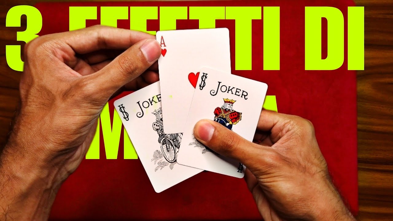 3 EFFETTI SORPRENDENTI DA FARE CON POCHE CARTE! / tutorial con le carte