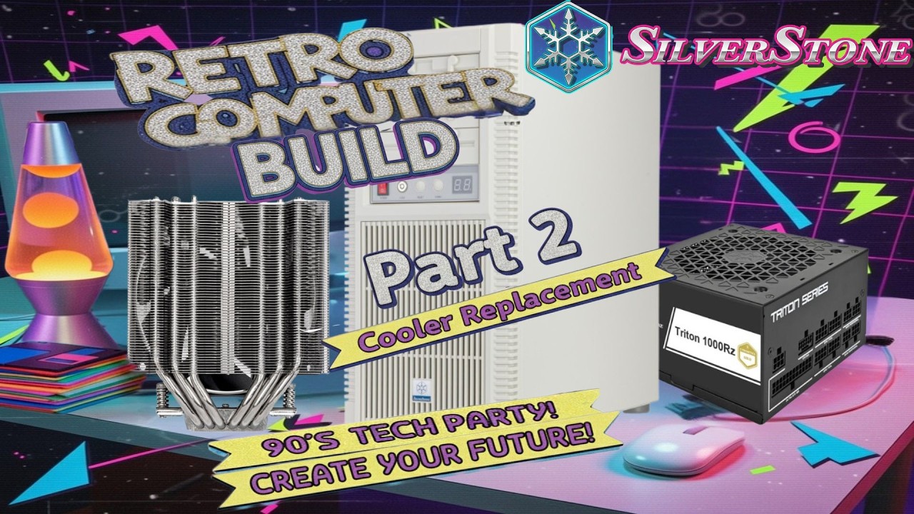 Super BUILD Tuesday!  90s Retro Style! 90s LAN Party Time Machine! Part 2 - Cooler Replacement!