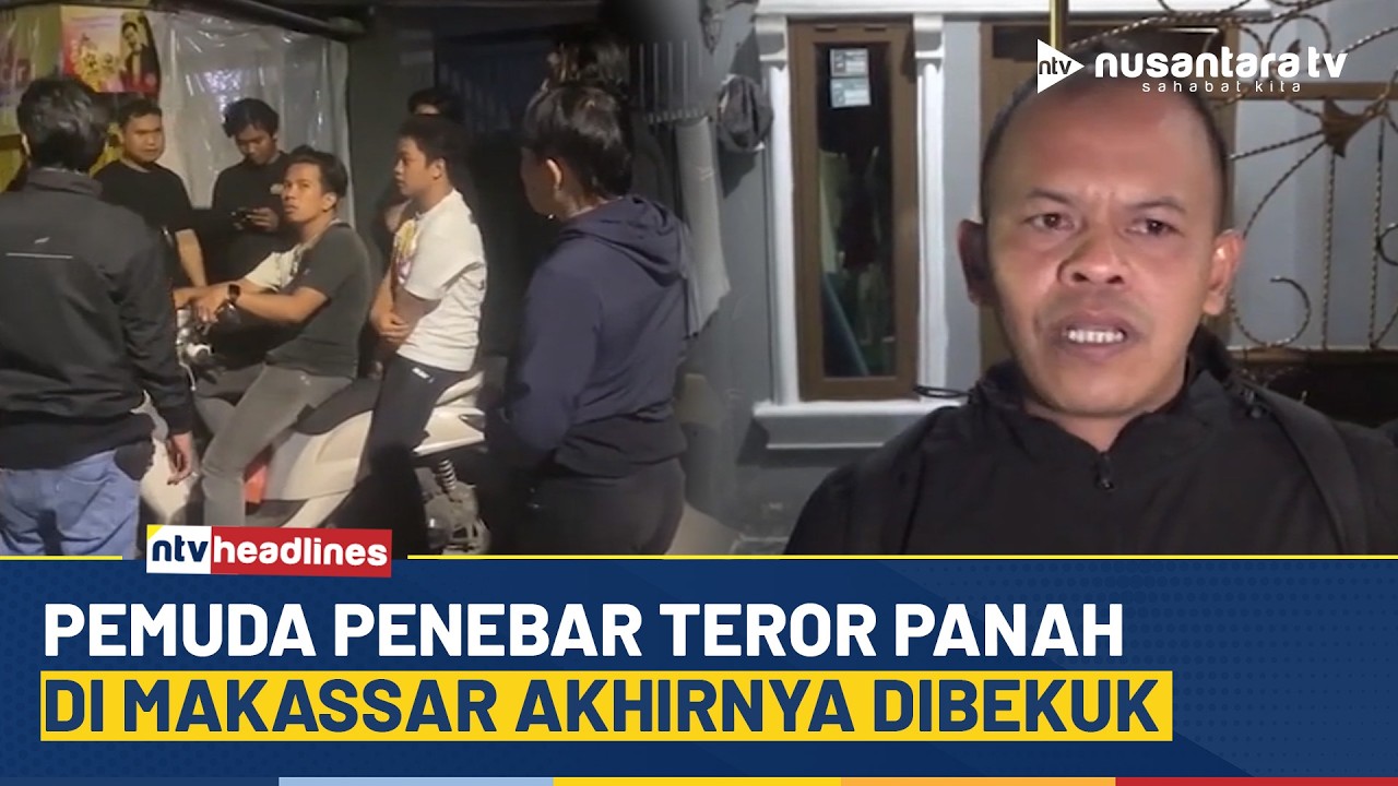 Teror Busur Panah di Makassar, Pelaku Ditangkap Usai Panah Warga hingga Dirawat Intensif | NTV