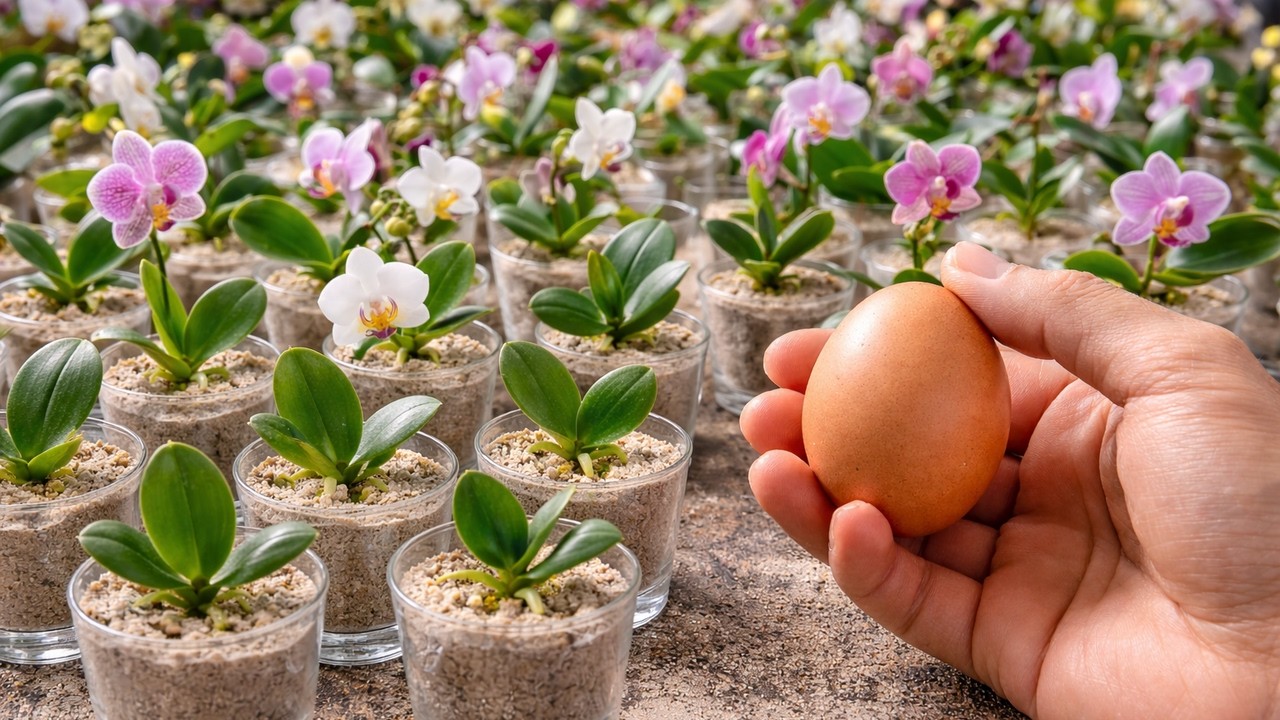 With just eggs! Orchids unexpectedly sprout roots and grow rapidly.