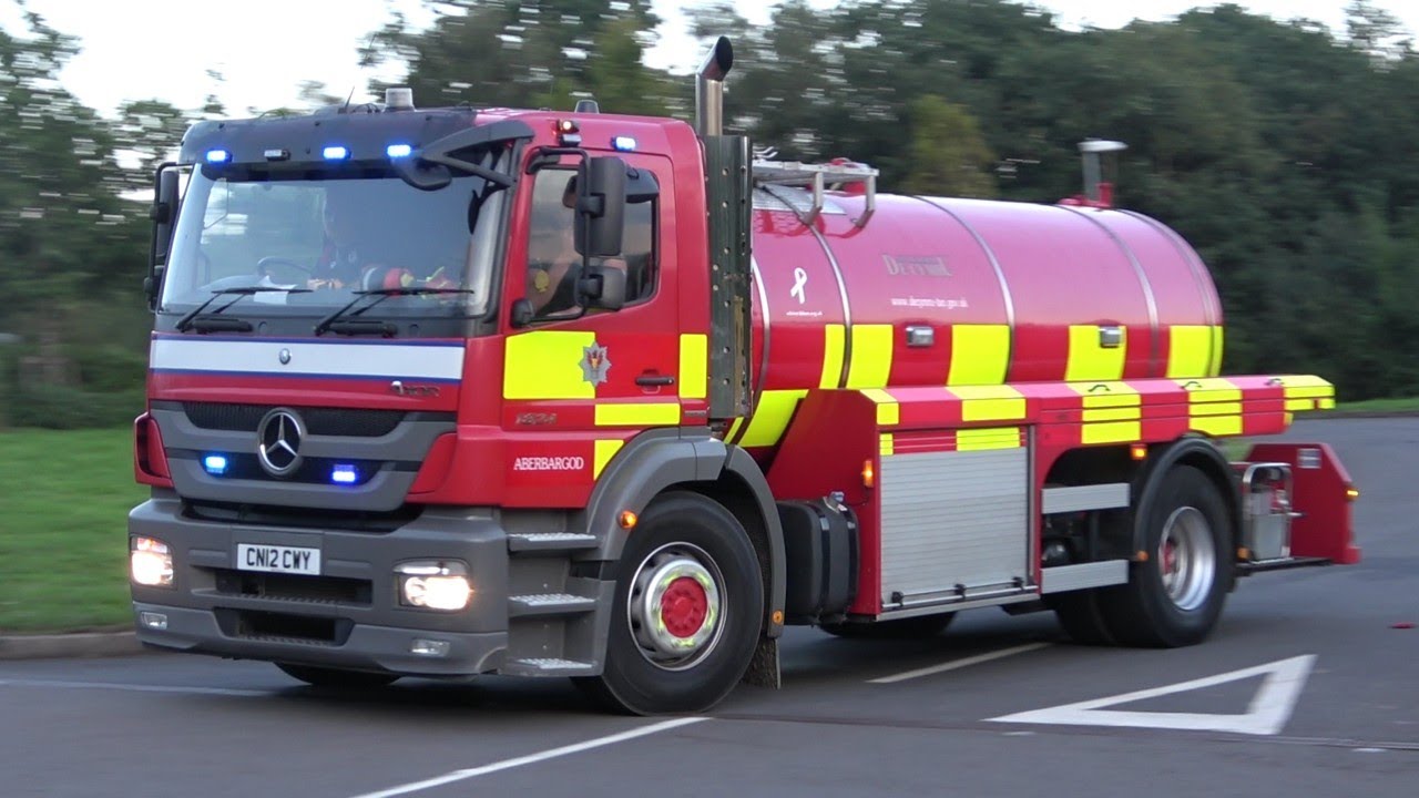 RETAINED Aberbargoed Water Carrier (Mercedes Atego) Turnout - South Wales Fire & Rescue