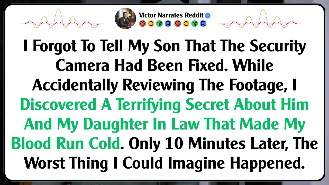 I Forgot To Tell My Son That The Security Camera Had Been Fixed. While Accidentally Reviewing...