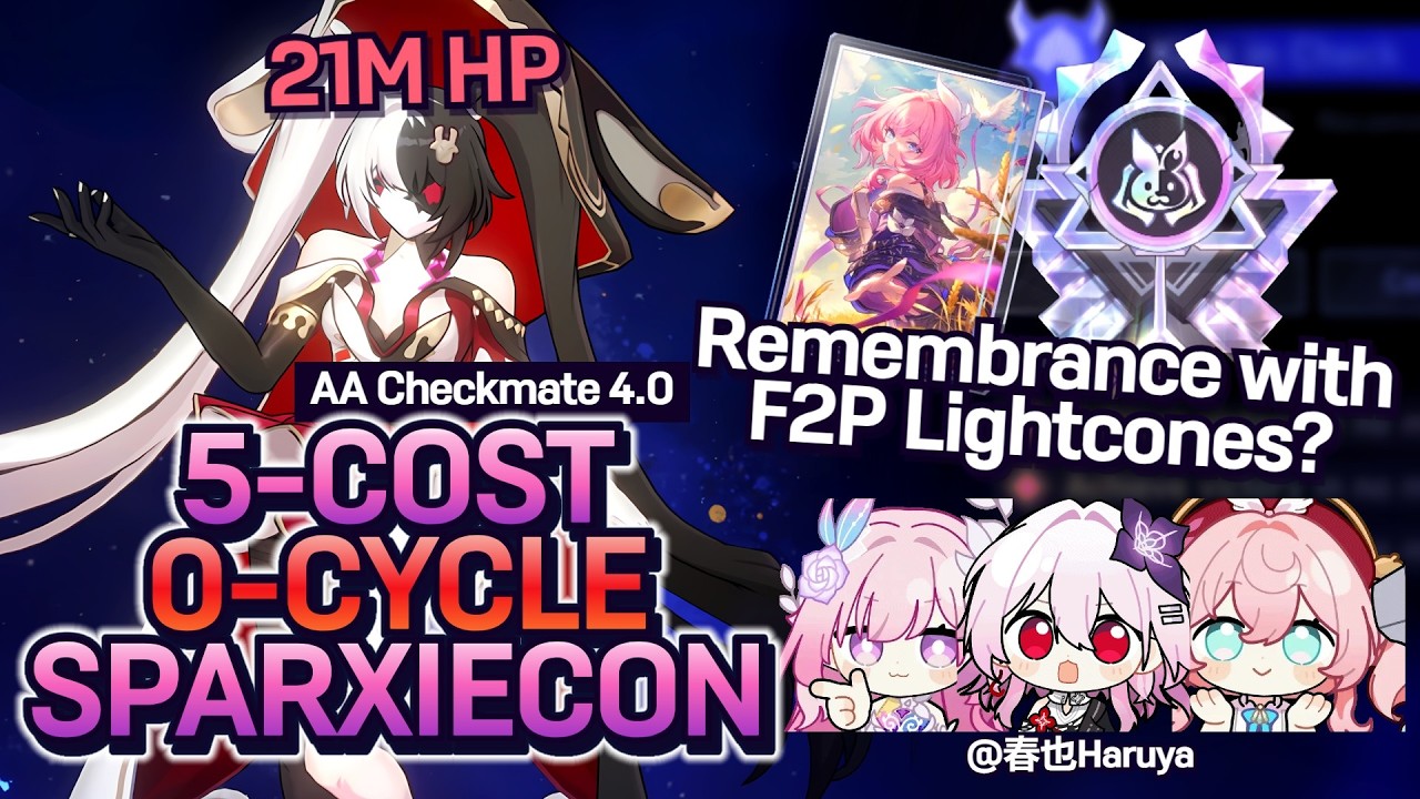Memoria Tuning? Evernight 0-Cycles 21m HP Checkmate Sparxiecon WITHOUT BP Lightcone | 5 Cost