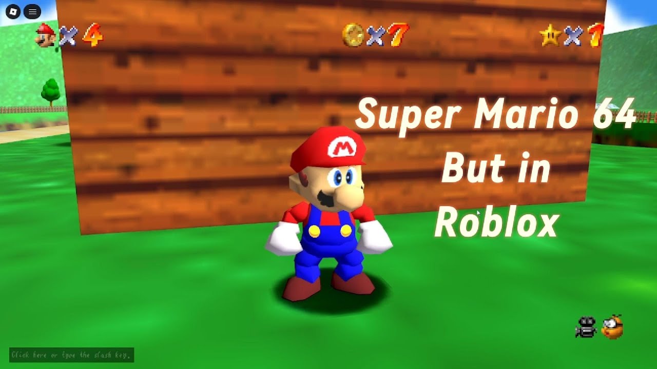 Super Mario 64 But in Roblox (GamePlay)