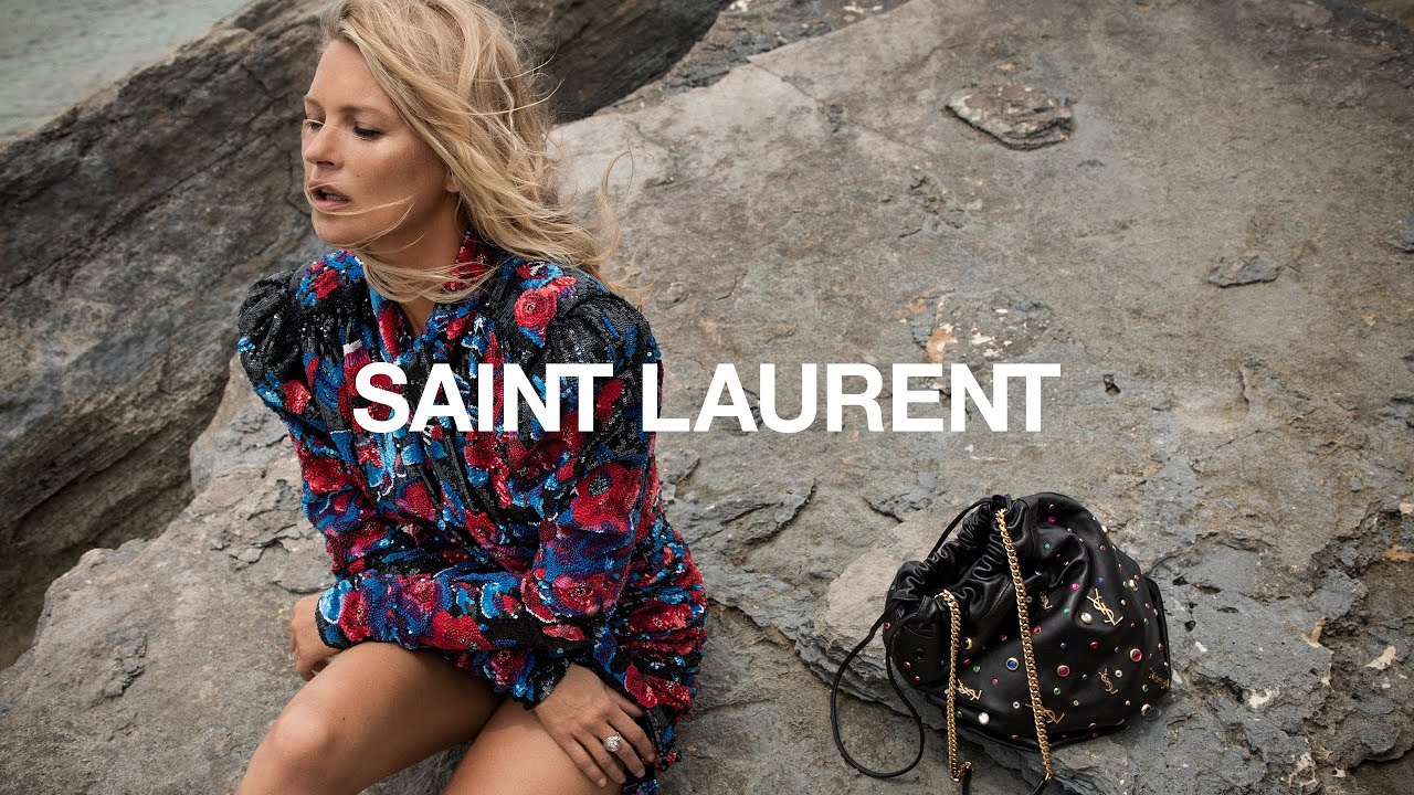 SAINT LAURENT - WINTER 2018 - KATE MOSS - THE TEDDY BAG