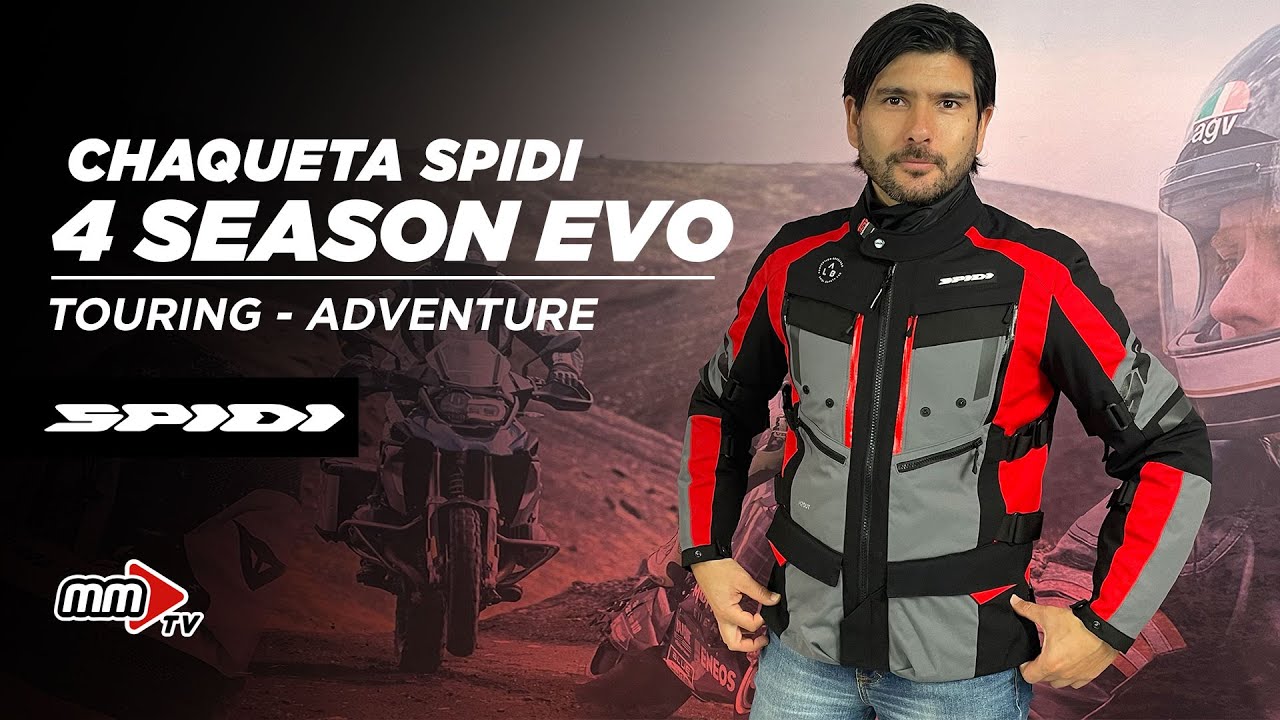 Spidi 4 Season Evo 🧥 chaqueta TOURING / ADVENTURE cuatro estaciones disponible en motomundi.cl