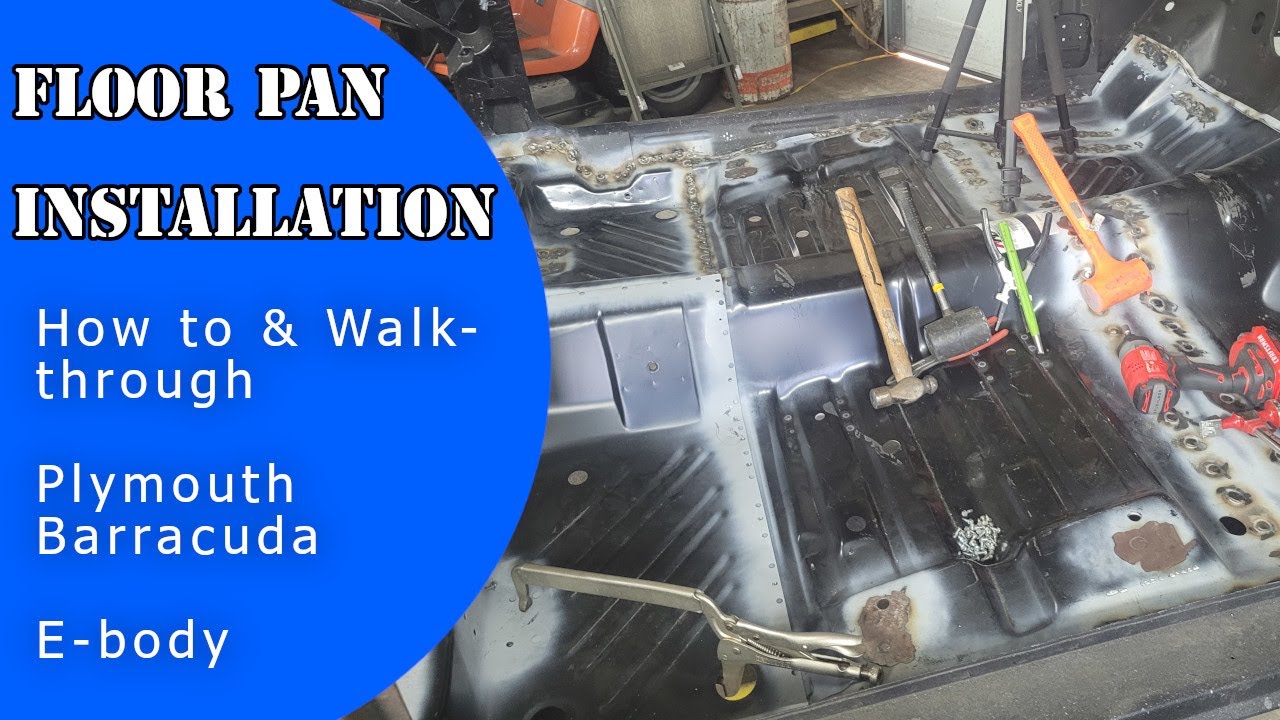 Project Fast Fish: Complete Floor Pan Installation | Walk-through | E-body | 1973 Plymouth Barracuda