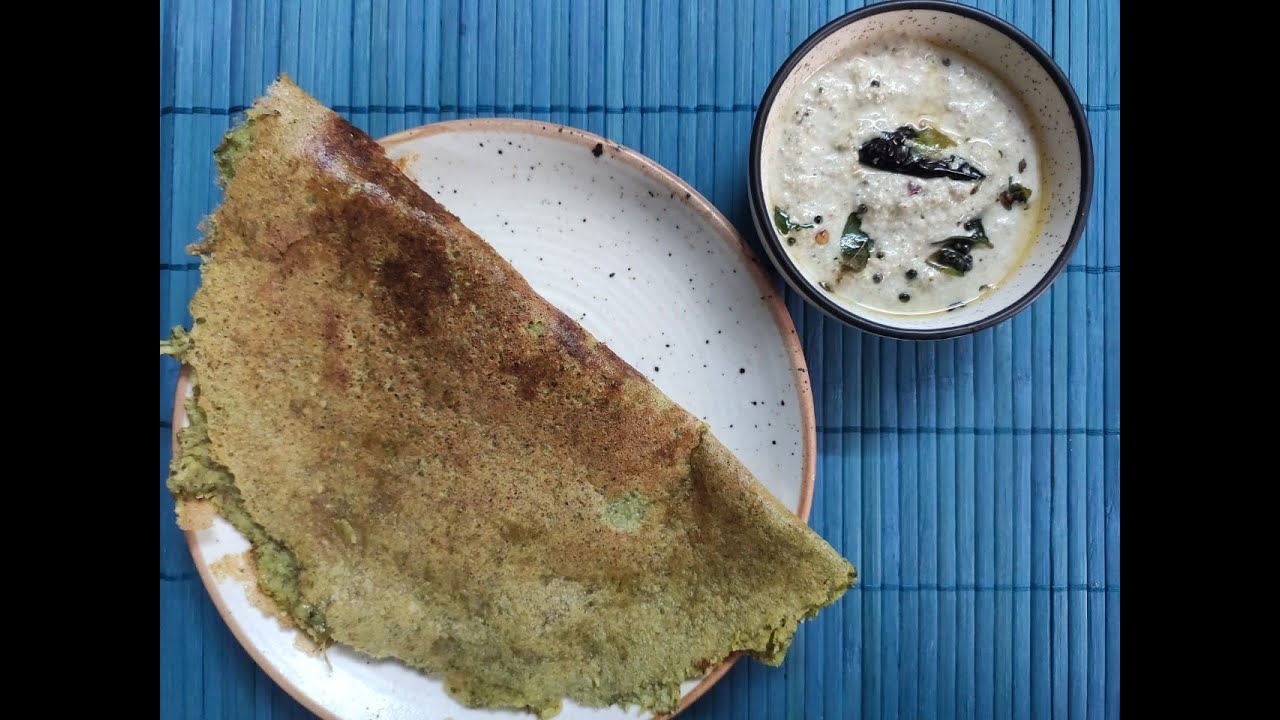 Sprouts Pesarattu/Dosa/Green MoongDal Dosa/Green Gram Dosa/sprouts/AlooMasalaCurry/GroundnutsChutney