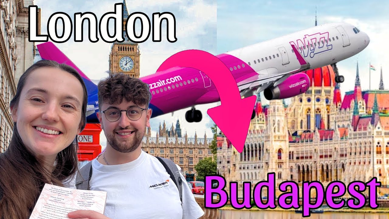 Early Morning Travel Vlog | London to Budapest & Room Tour