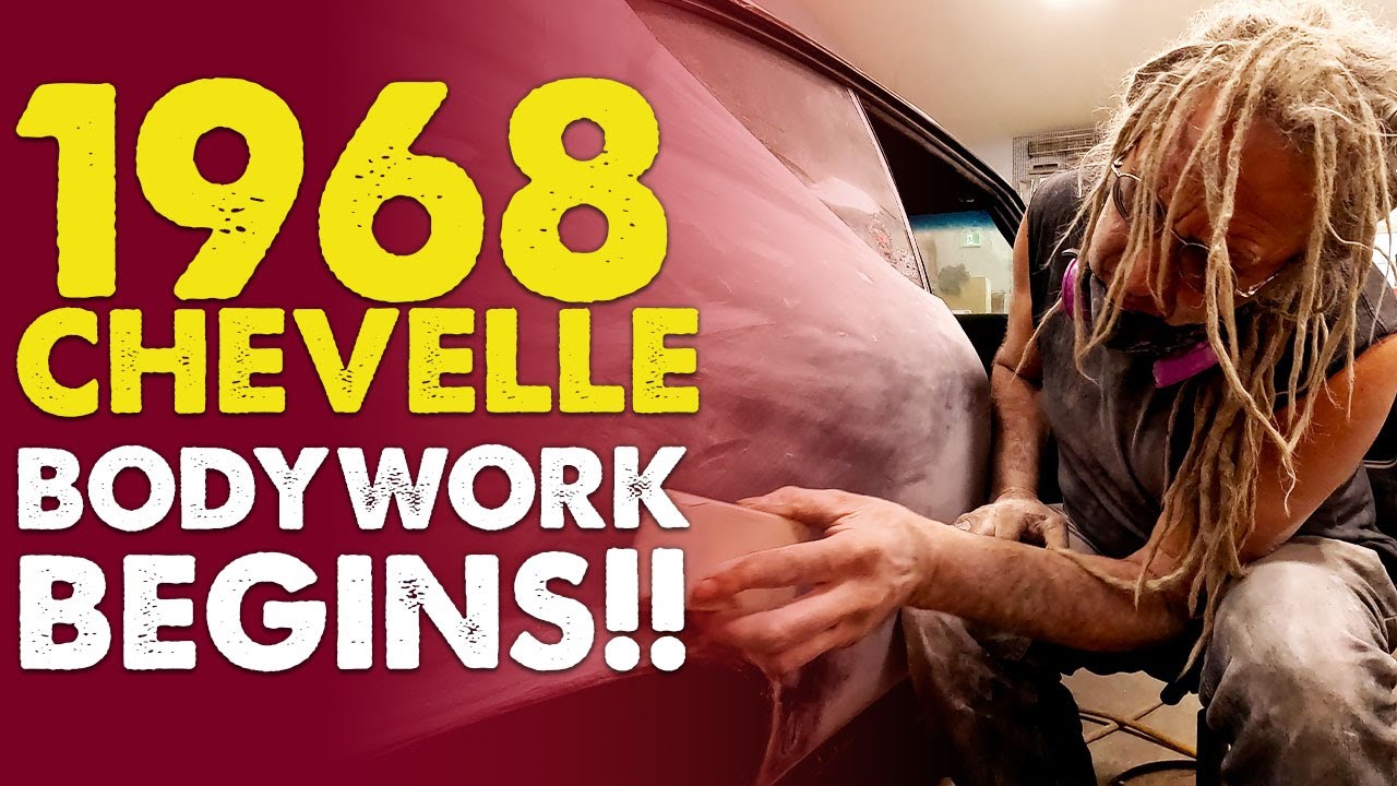 1968 Chevelle Bodywork Begins at Rust Bros - Sanding & Metal Work!