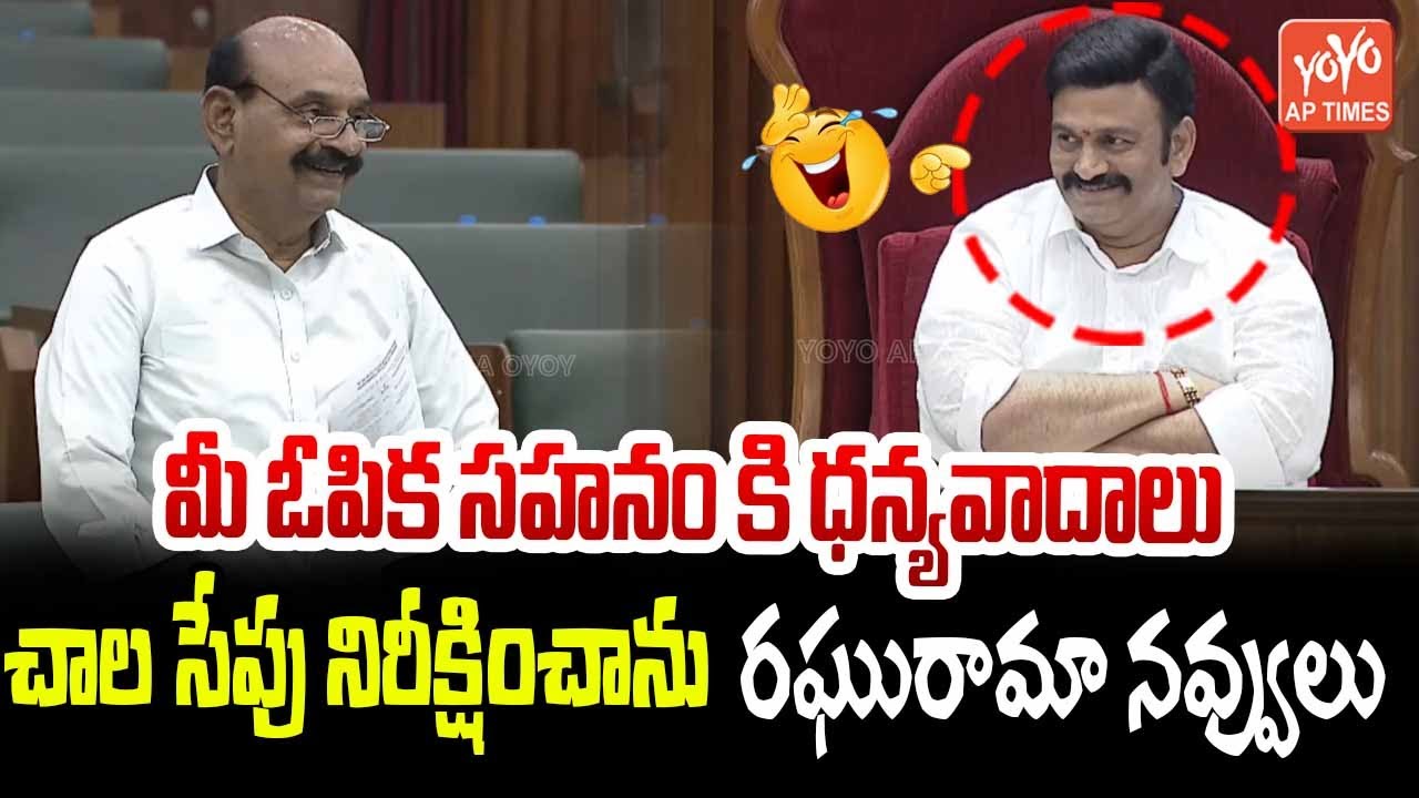 Minister NMD Farooq Comedy On Savitha Speech In Assembly | Raghurama Krishnamraju | YOYO AP Times