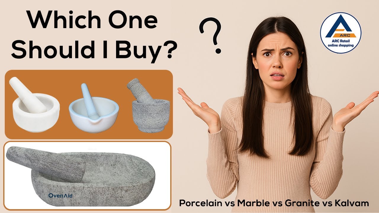 Which Mortar & Pestle Should You Buy? Granite vs Kalvam vs Marble vs Porcelain 🔍