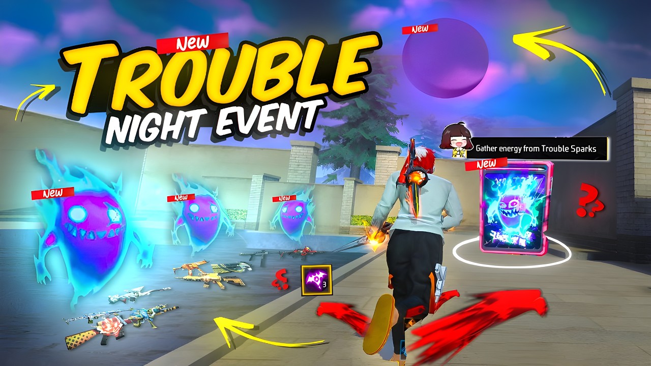 New Trouble Night Event is Good Or Bad ⁉ First Gameplay & Reaction🤔 Free Fire