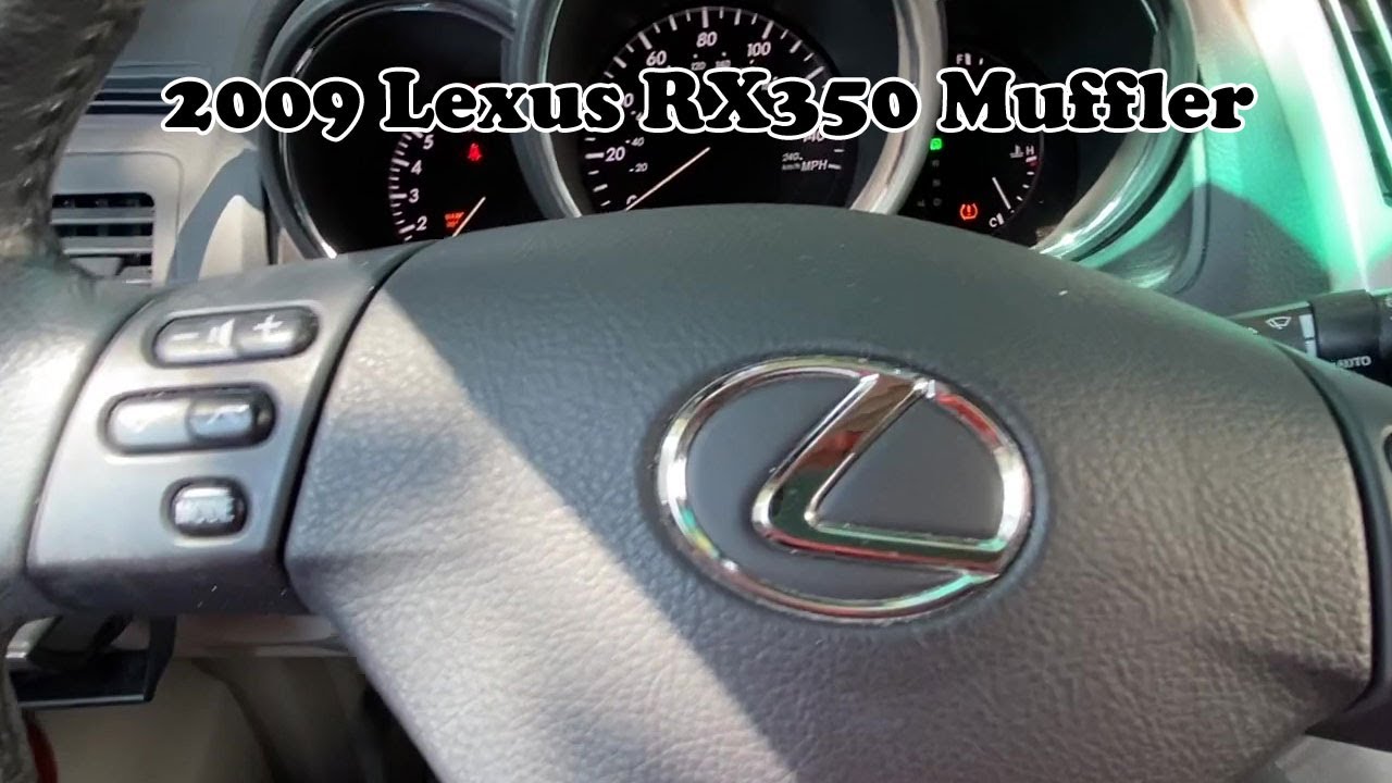 2009 Lexus rx350 Muffler Replacement