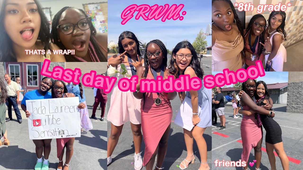 GRWM: Last day of middle school + vlog!!
