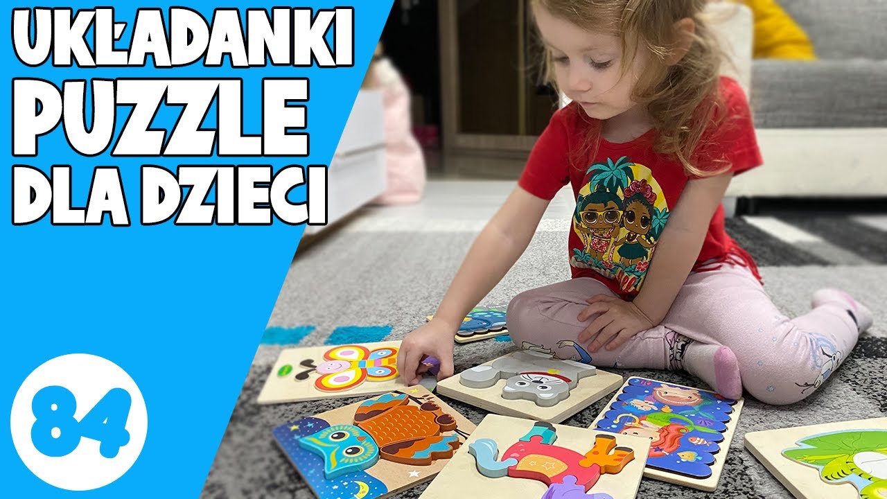UKŁADANKI I PUZZLE DLA DZIECI 2+ | Zabawa edukacyjna | Idealna Mama