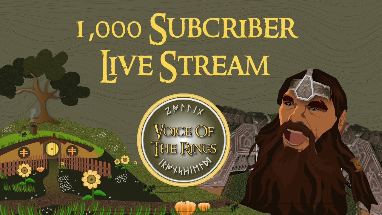 1,000 Subscribers Live Stream! Baruk Khazad!
