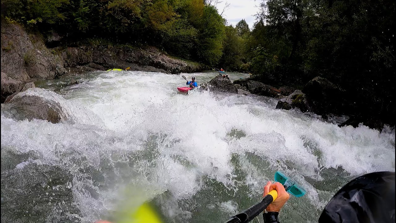 Kayaking on Savinja river for the first time | Savinja Cataract | Pyranha Ozone - Long video