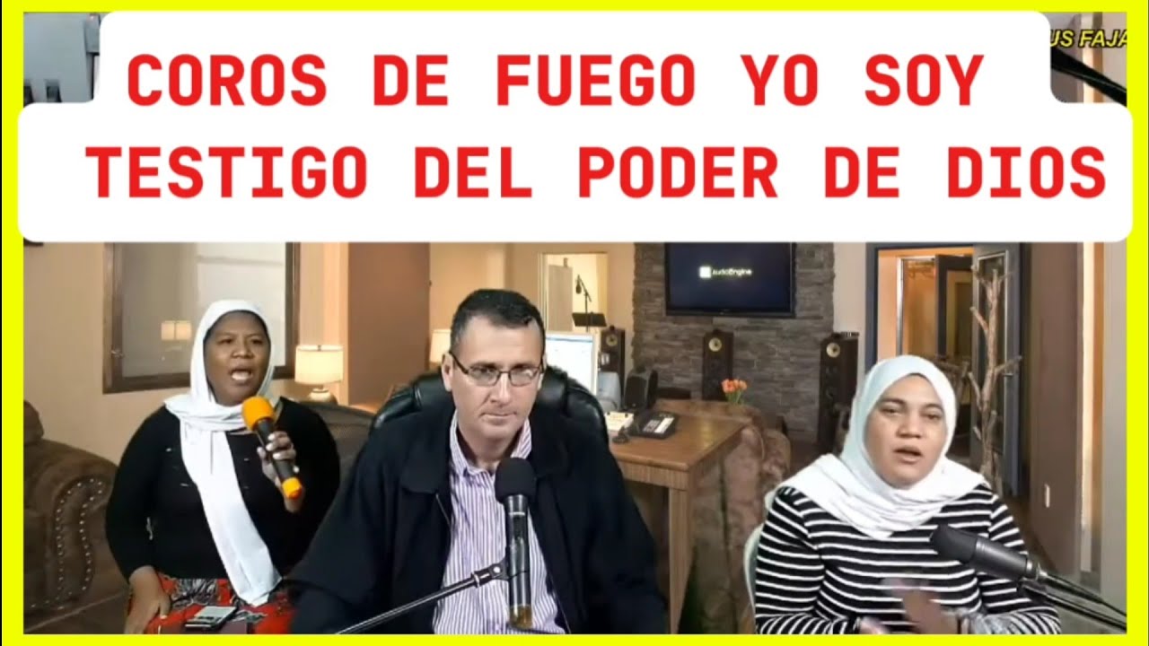 YO SOY TESTIGO DEL PODER DE DIOS - COROS Y ALABANZAS CRISTIANAS DE FUEGO Y PODER PENTECOSTALES