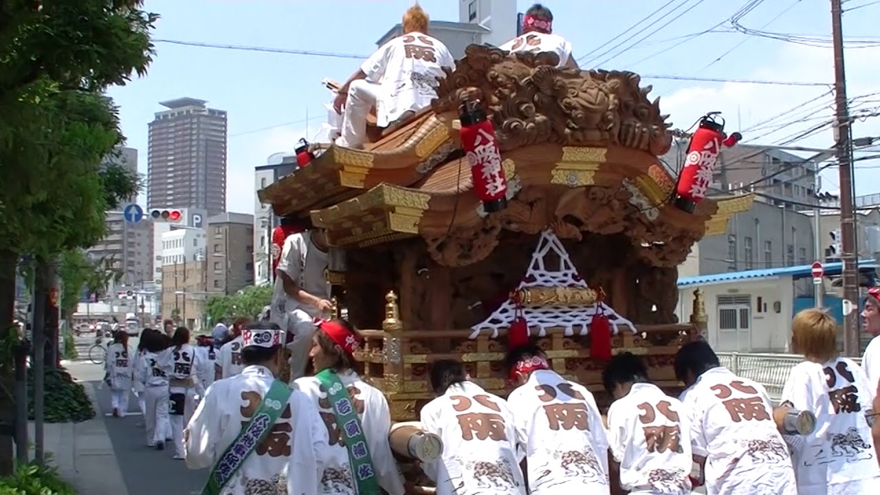 2011/7/16 東成区 中道地車 夏祭り 宵宮曳行