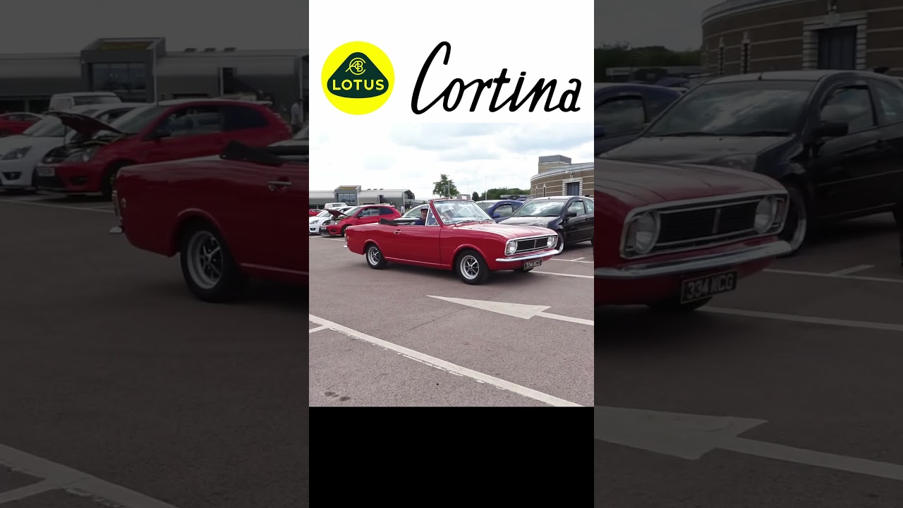 Lotus Cortina 60th Anniversary at British Motor Museum Ford Nationals #lotus #cortina #ford