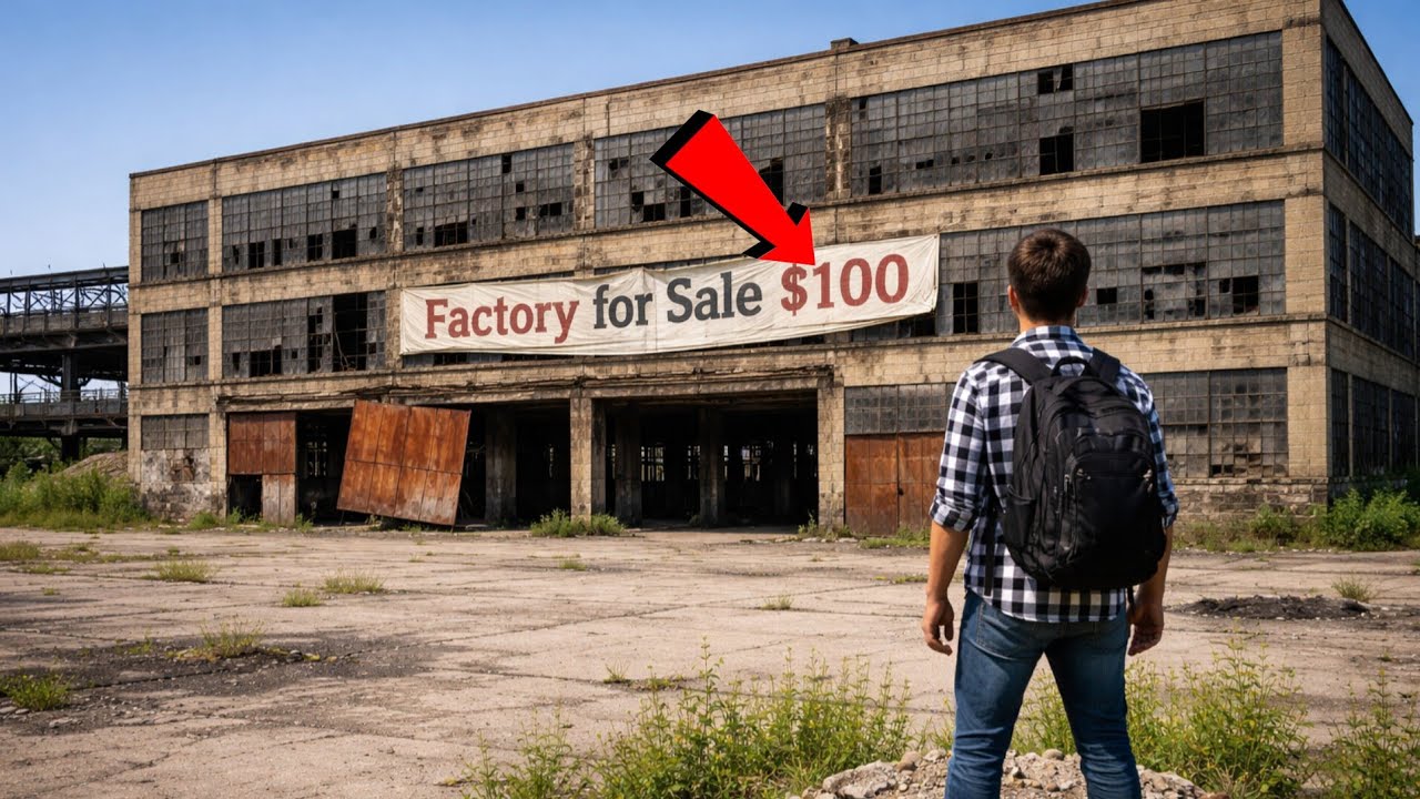 Kicked Out at 18 I Bought a $100 Abandoned Factory And Everything Changed