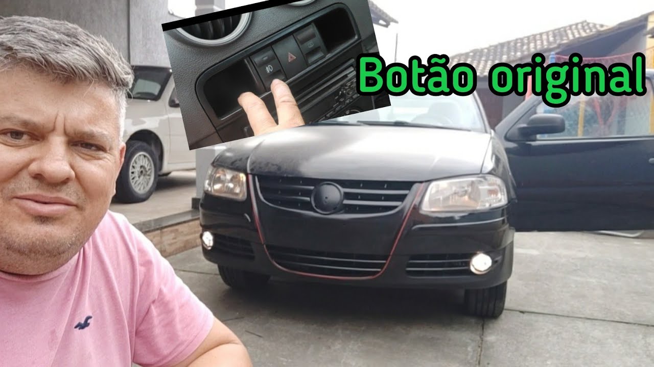 Instalação de farol de milha com botão original no gol G4 e parte elétrica como ligar.