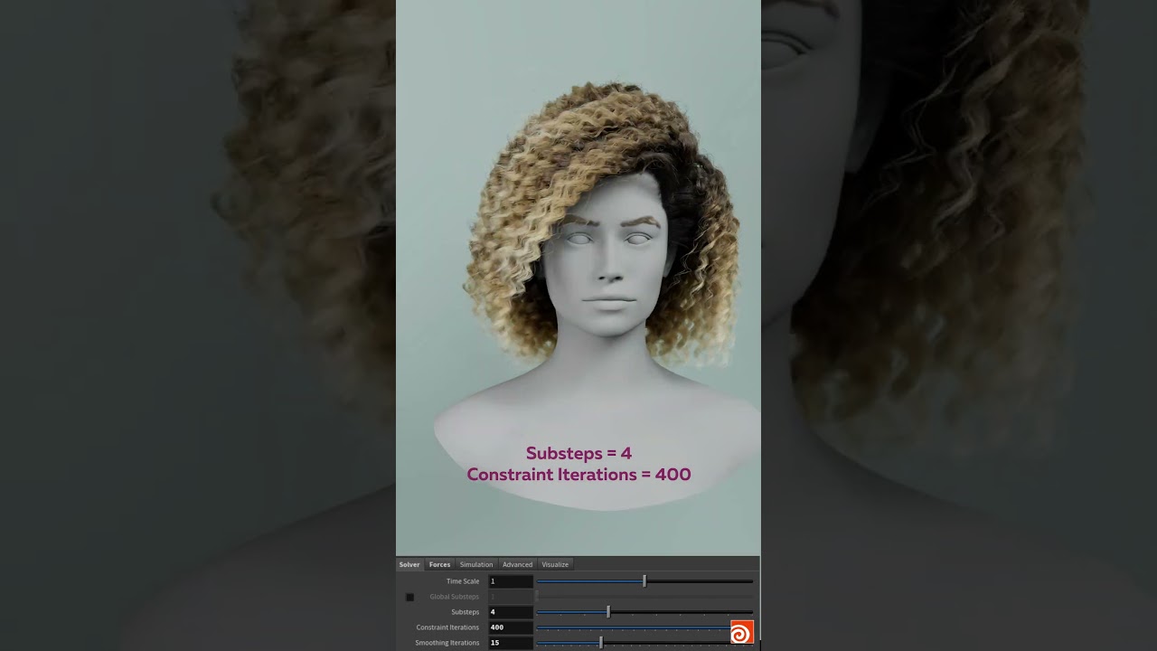 Beginner's Guide to Hair Simulation part5 #houdini #3danimation #hairsimulation #cfx #learning