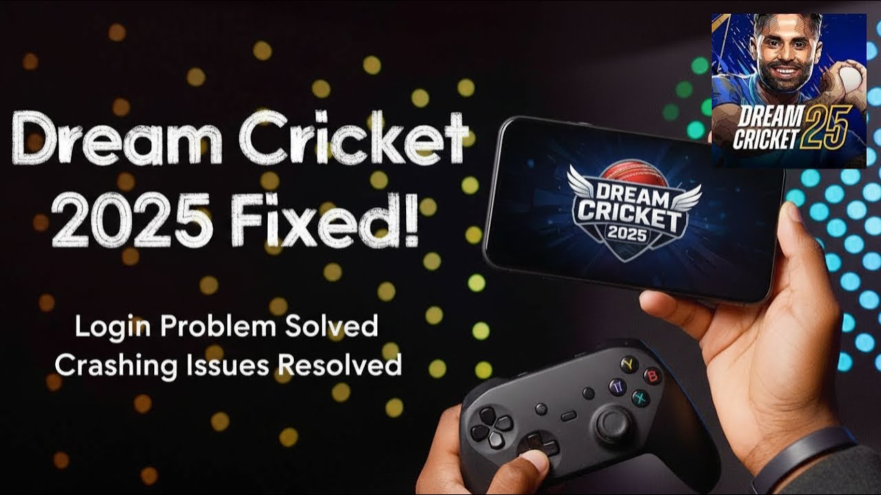 Fix Dream Cricket 2025 App Login Problem I Step by Step
