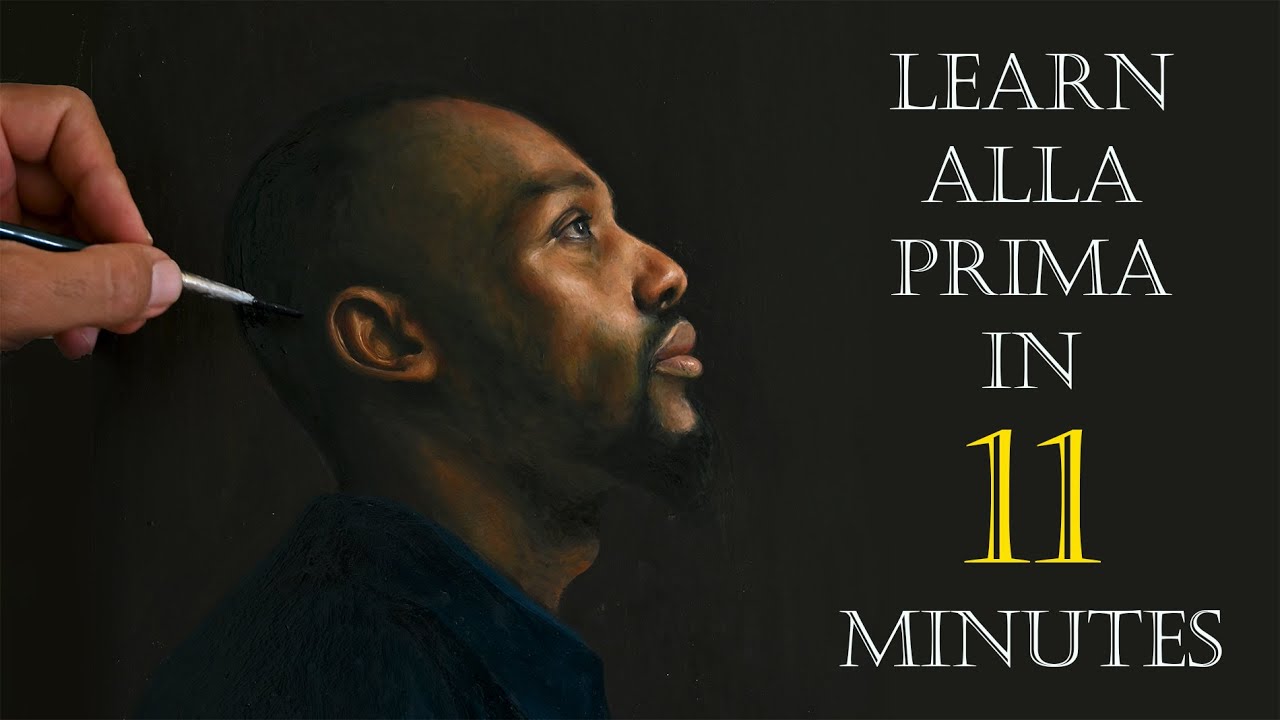 ALLA PRIMA Oil Painting Portrait Tutorial