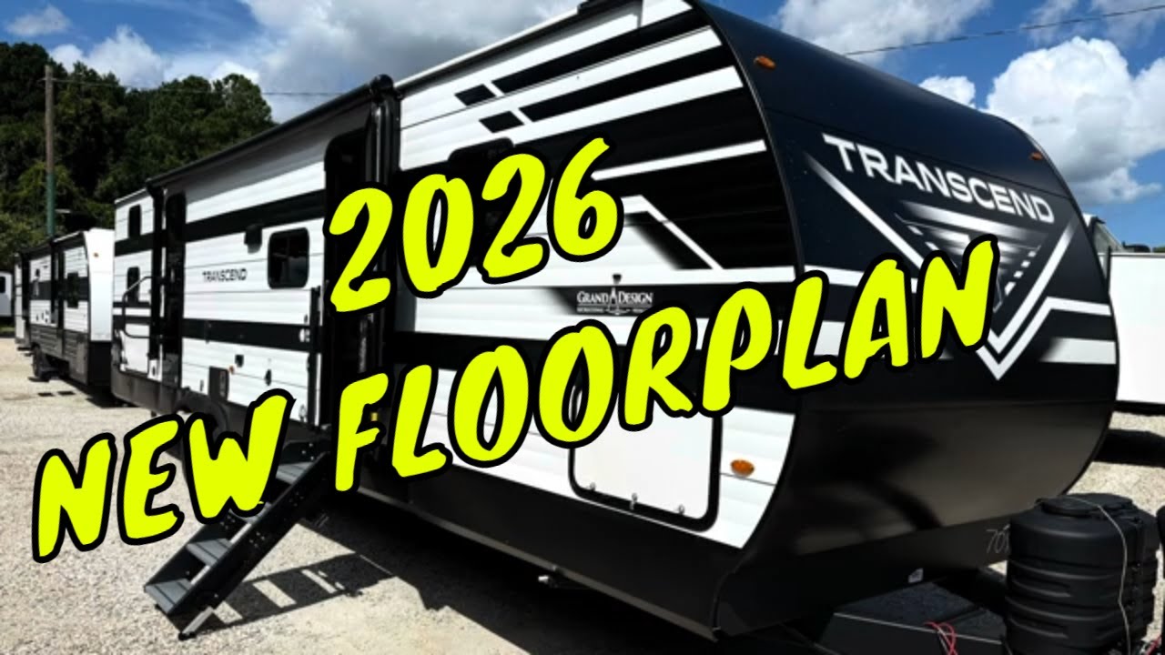 NEW 2026 GRAND DESIGN TRANSCEND 325BHT TRAVEL TRAILER BUNK HOUSE Dodd RV WALKTHROUGH FLOORPLAN