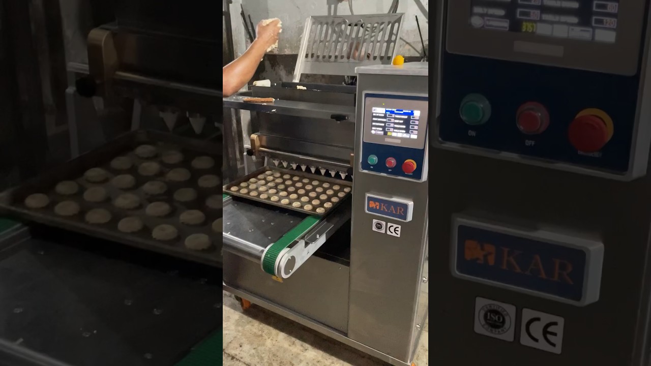 Cookies dropping machine by KAR. #kar #bakery #machine #shorts #viral #bakerymachines #cookies #food
