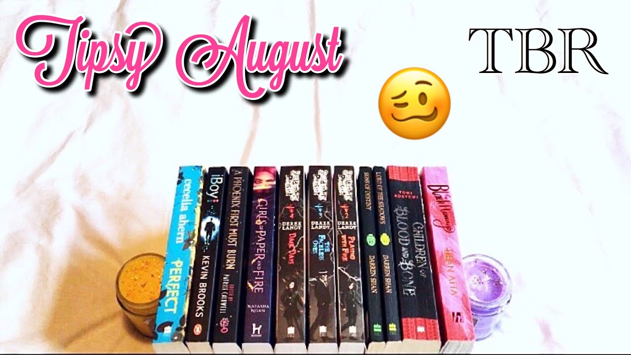 Tipsy August TBR 🥴📚