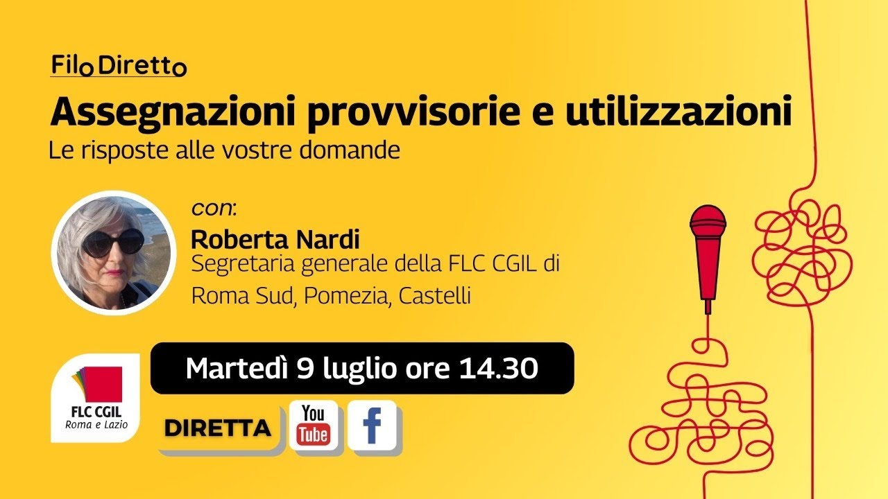 Filo Diretto - Assegnazioni provvisorie e utilizzazioni