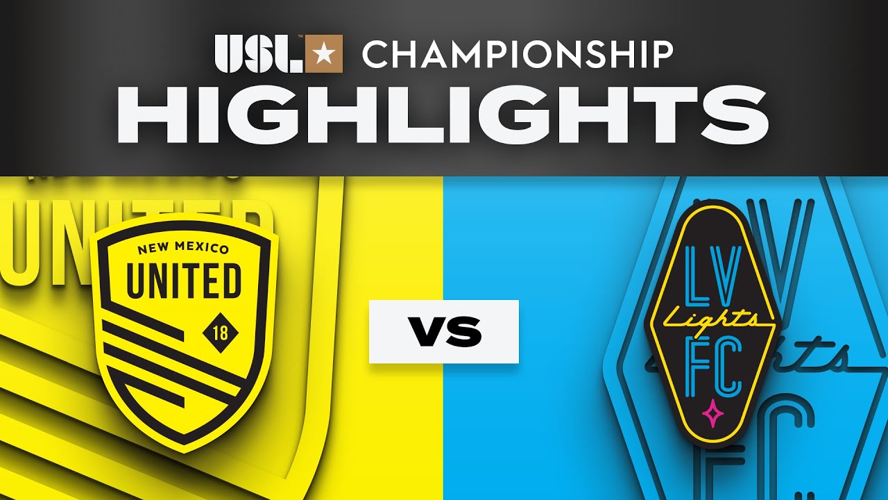 8.16.2025 | New Mexico United vs. Las Vegas Lights FC - Game Highlights