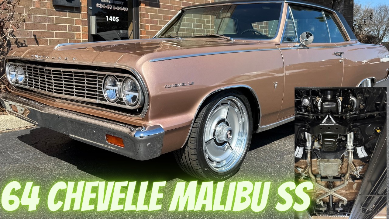 Chevrolet Chevelle Malibu SS 1964 года выпуска &mdash; полностью восстановлен с помощью поворотного сте...