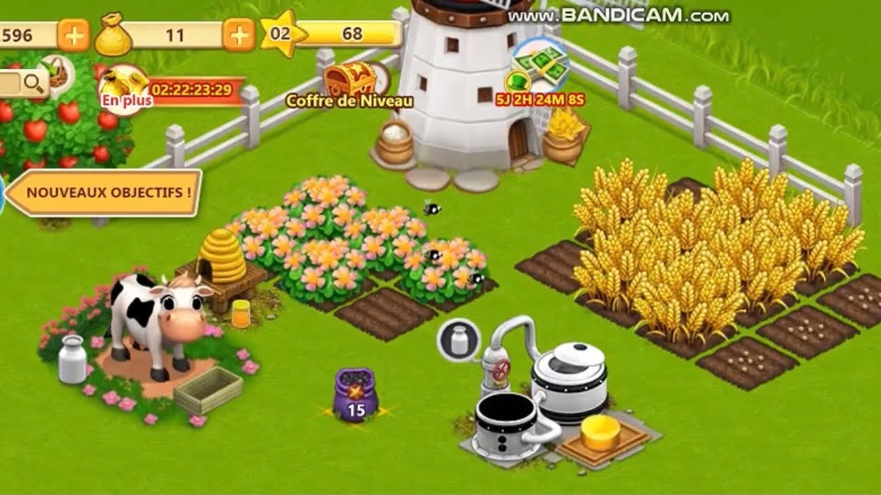 Playing Super Farm (Super Ferme) Game From scratch