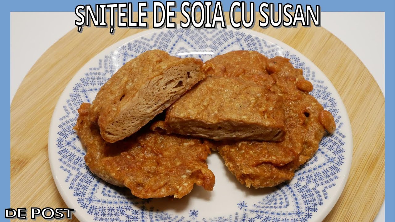 🥘 Șnițele de soia cu susan – Crocante, aromate și perfecte pentru post