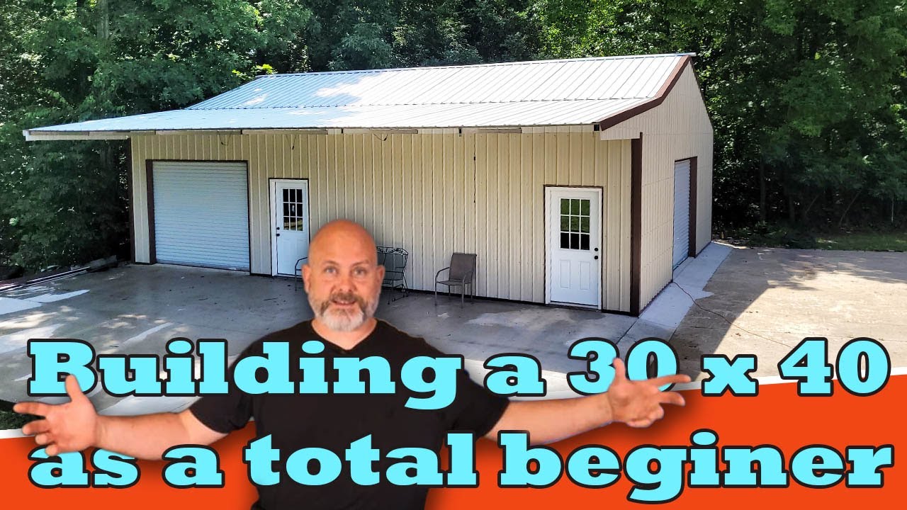 Can you DIY a 30 x 40 tube steel building? I gave it a try as a complete novice.