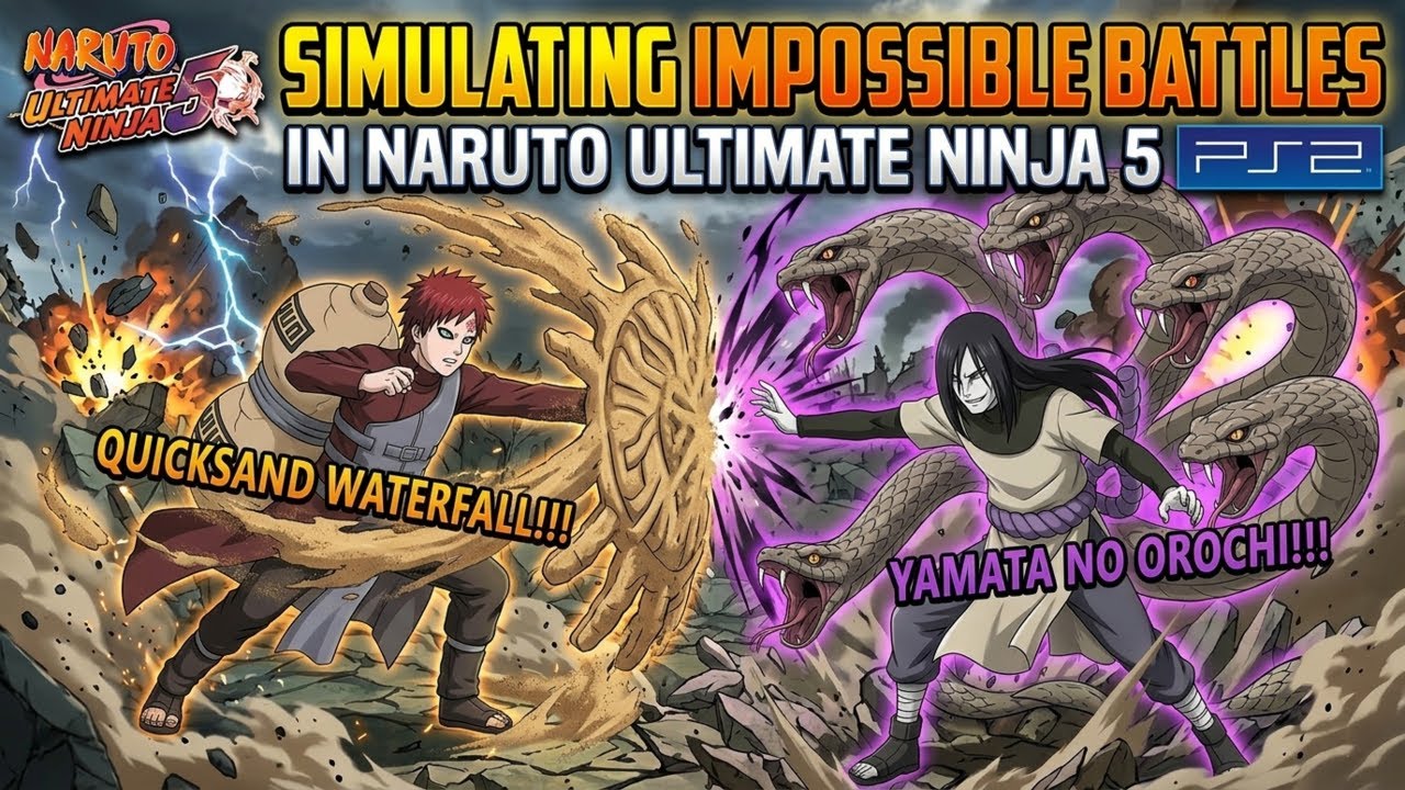 Simulating Impossible Battles in Naruto Ultimate Ninja 5 on PS2
