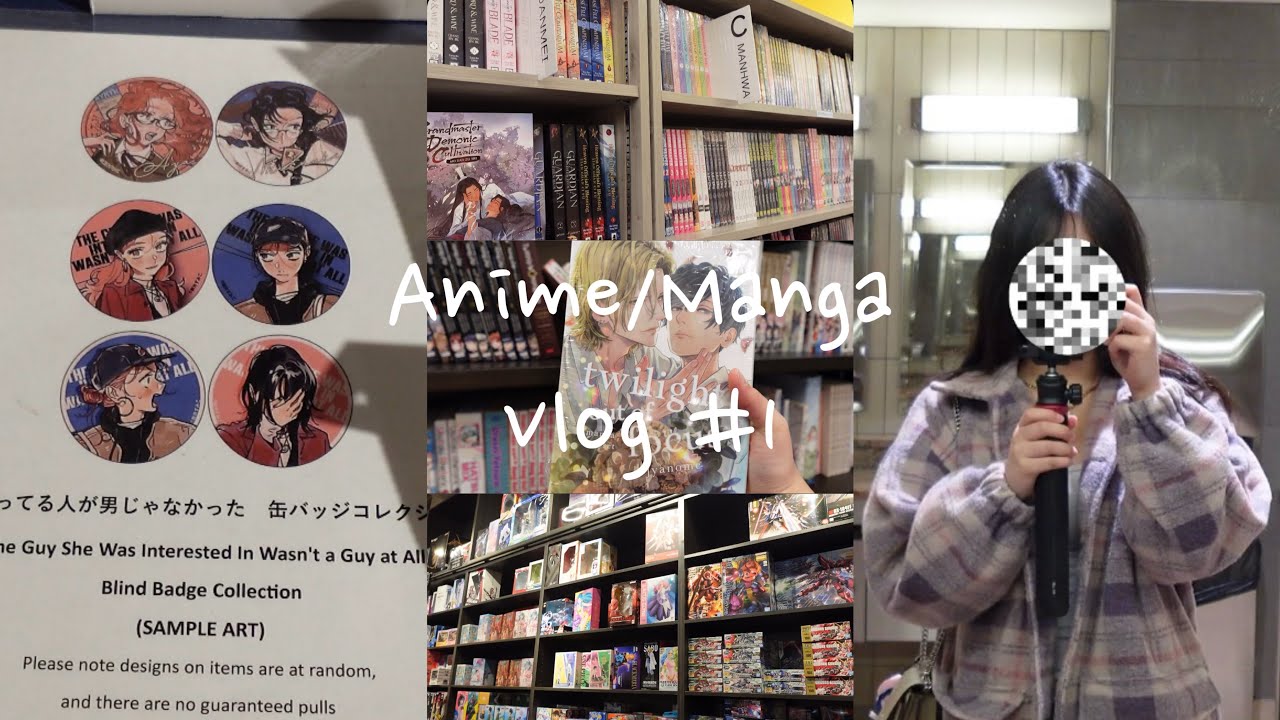 Anime/Manga Shopping Vlog #1🛒|| Kinokuniya, Character World, Miniso, + Barnes & Noble📚