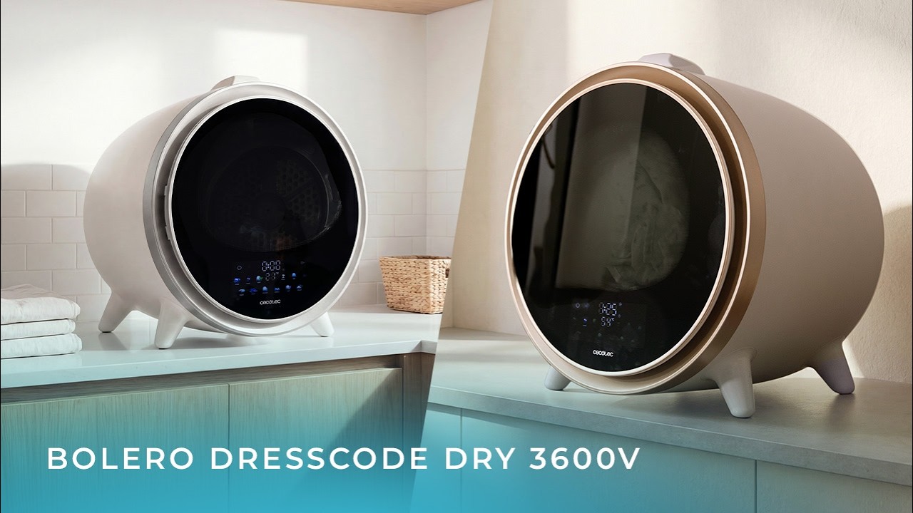 Kompakter Ablufttrockner Bolero DressCode Dry 3600V mit 3 kg Fassungsvermögen und 12 Programmen