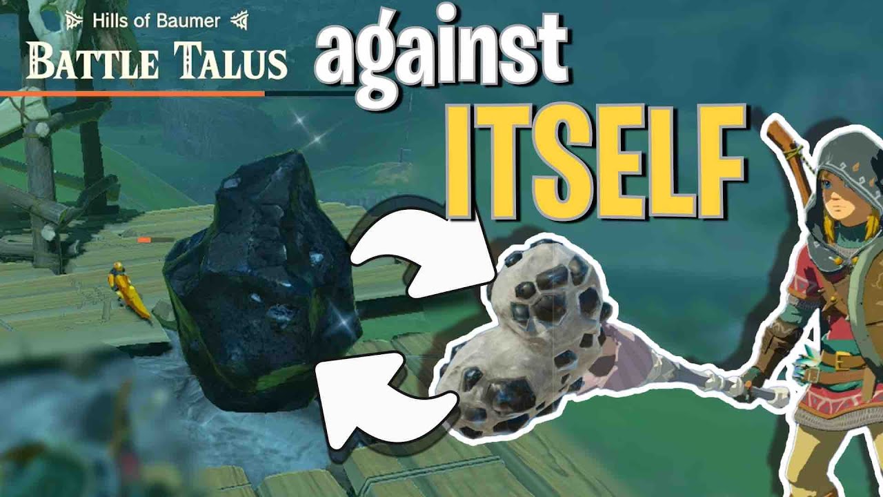 BEAT Battle Talus EASY using a Talus Heart in Tears of the Kingdom
