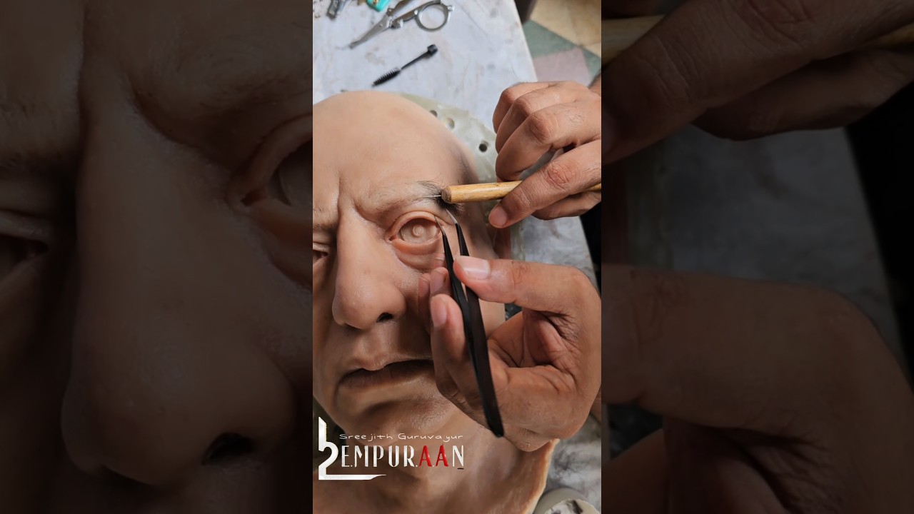 L2: Empuraan villain BALRAJ Doop #prostheticmakeup #makeup #empuraan #film #cinema