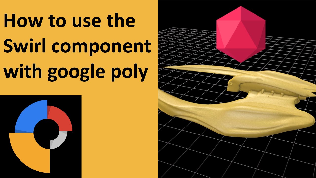 Google 3D Swirl component #bestbannersever