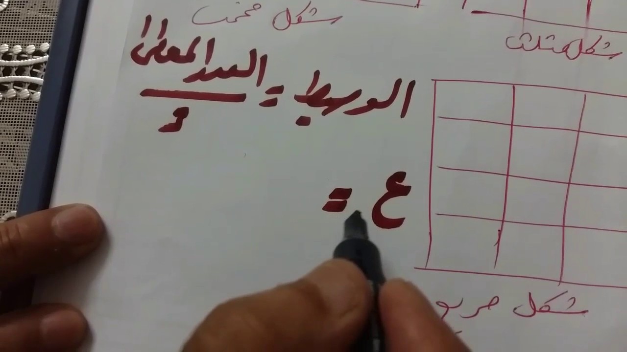 المربعات السحرية الدرس الاول