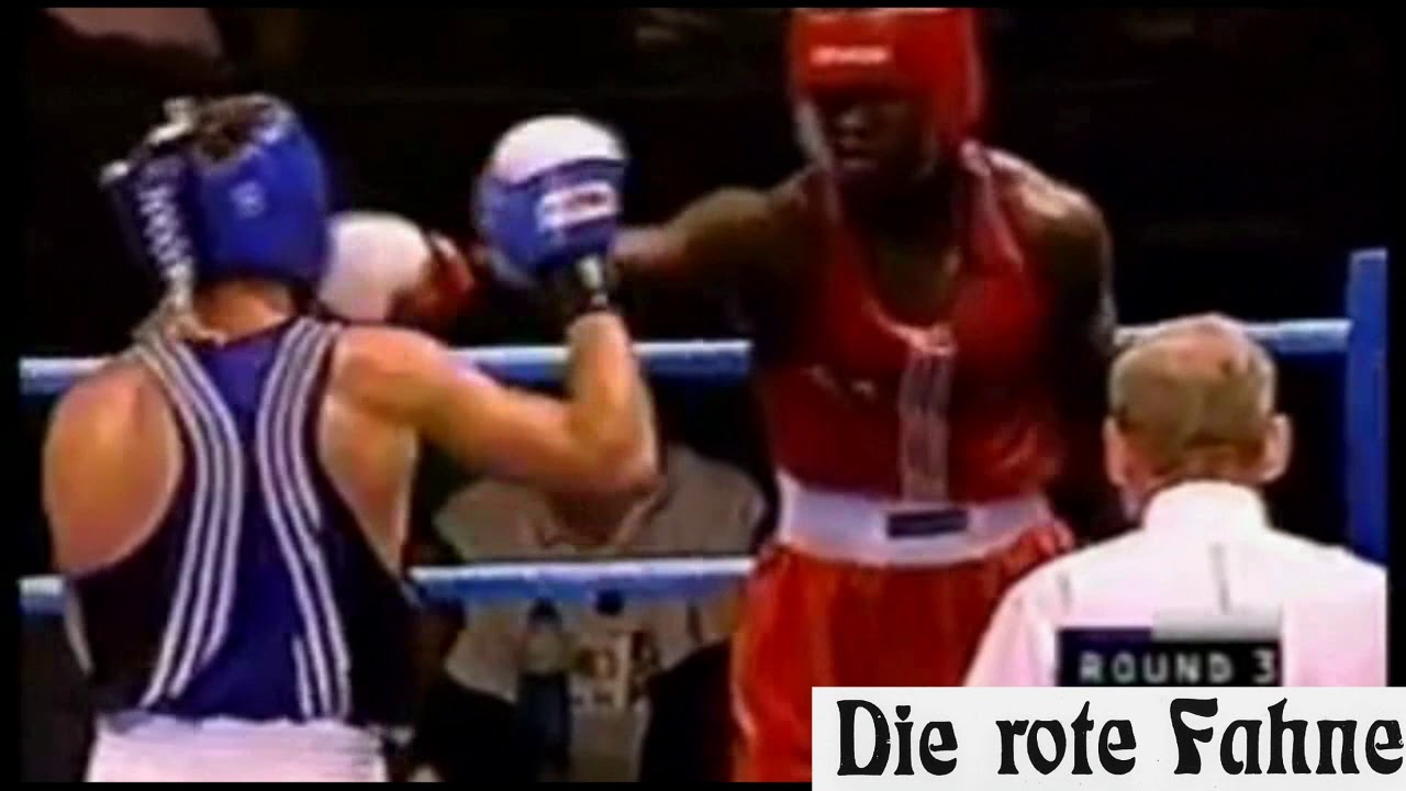 Василий Жиров(Казахстан), обладатель Кубка Вэла Баркера 1996 г., олимпийский чемпион по боксу(81 кг)