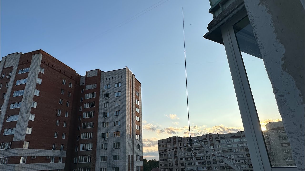 Антенна бумеранг на 27 МГц. Небольшой эксперимент.