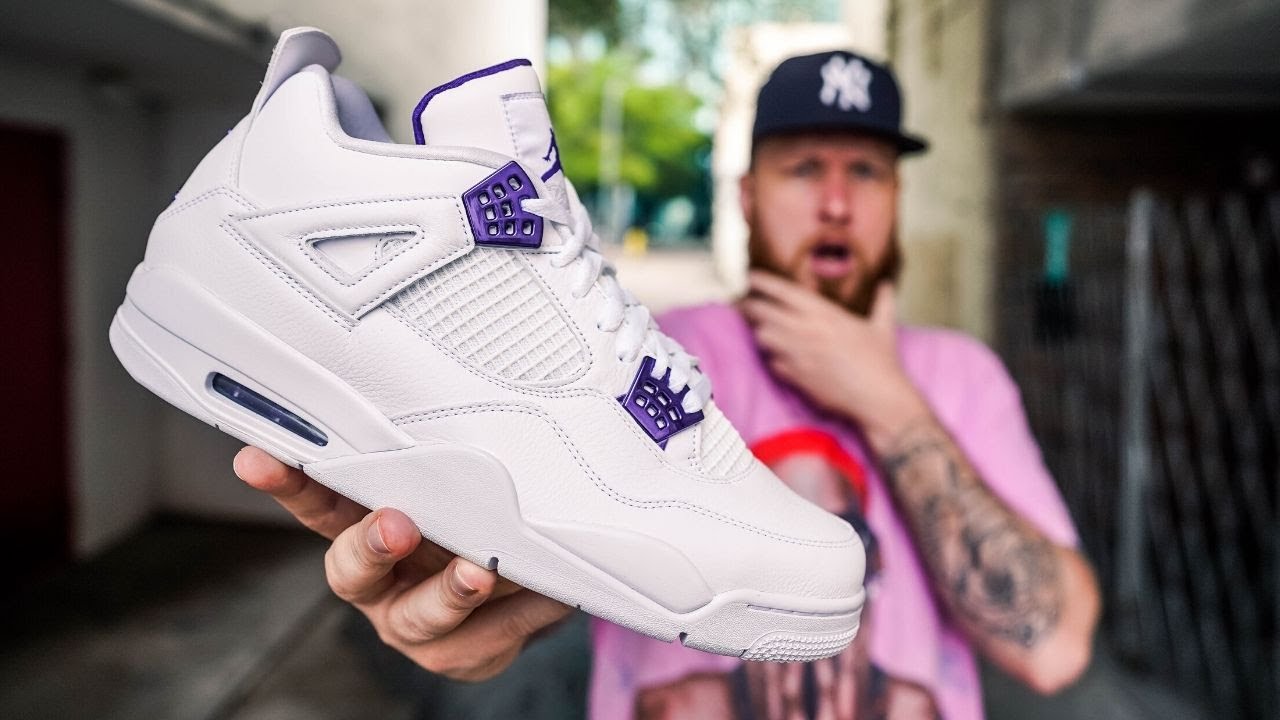 HOW GOOD ARE JORDAN 4 METALLIC PURPLE SNEAKERS?! (Early In Hand Review)
